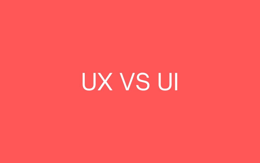UX design VS UI design