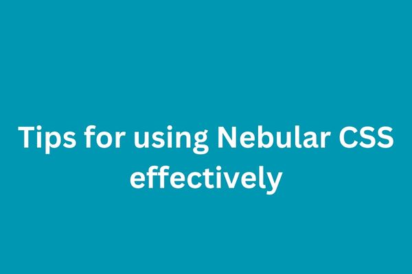 Nebular CSS