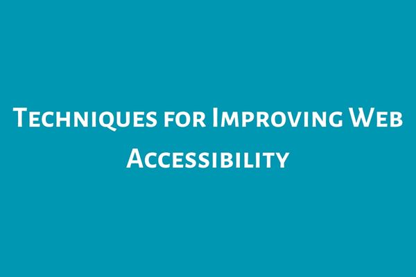 Web Accessibility