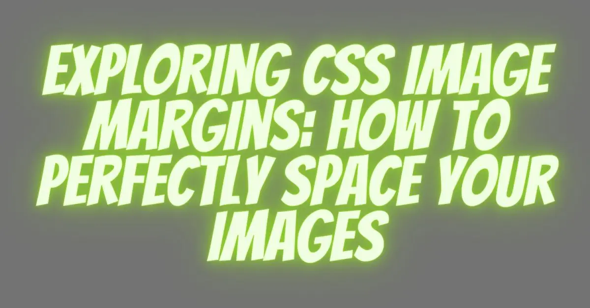 css image margins