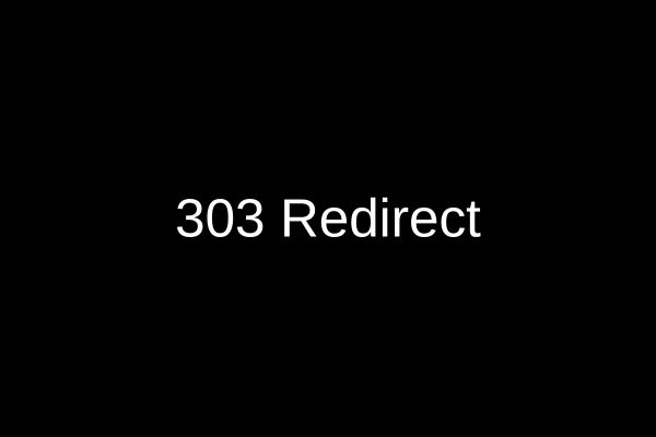 303 Redirect, Redirect Code in HTML