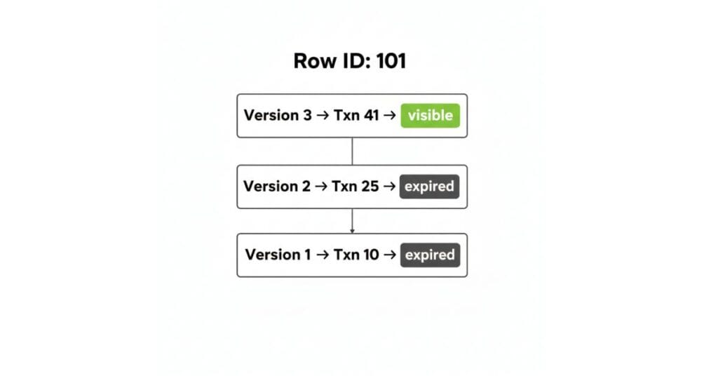 Row Versioning Model