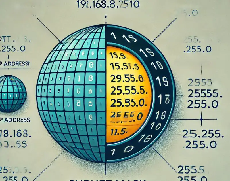 Now let’s look at how subnetting works with a real-world example.

Scenario

You have an IP network 192.168.1.0/24 and want to divide it into 2 subnets.

Step 1: Calculate the Subnet Mask

To divide a /24 network into two subnets, we need to borrow one bit from the host portion, which gives us a /25 subnet mask (i.e., 255.255.255.128).