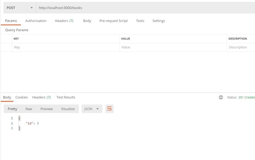 "Postman interface showing API testing for a GET and POST request." post