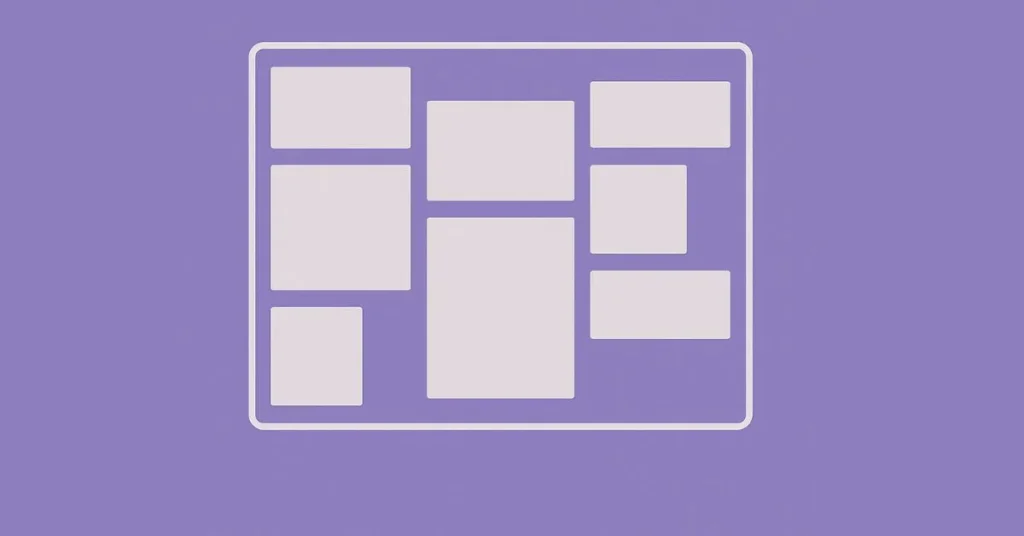 CSS masonry is a type of layout where items are stacked vertically in columns, filling gaps naturally. Instead of a straight grid with equal-sized cells, masonry arranges elements in columns so that space is used efficiently. Items stay tight against each other even if they’re different heights.