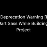 Solving "Deprecation Warning [legacy-js-api]" in Dart Sass While Building a React Project