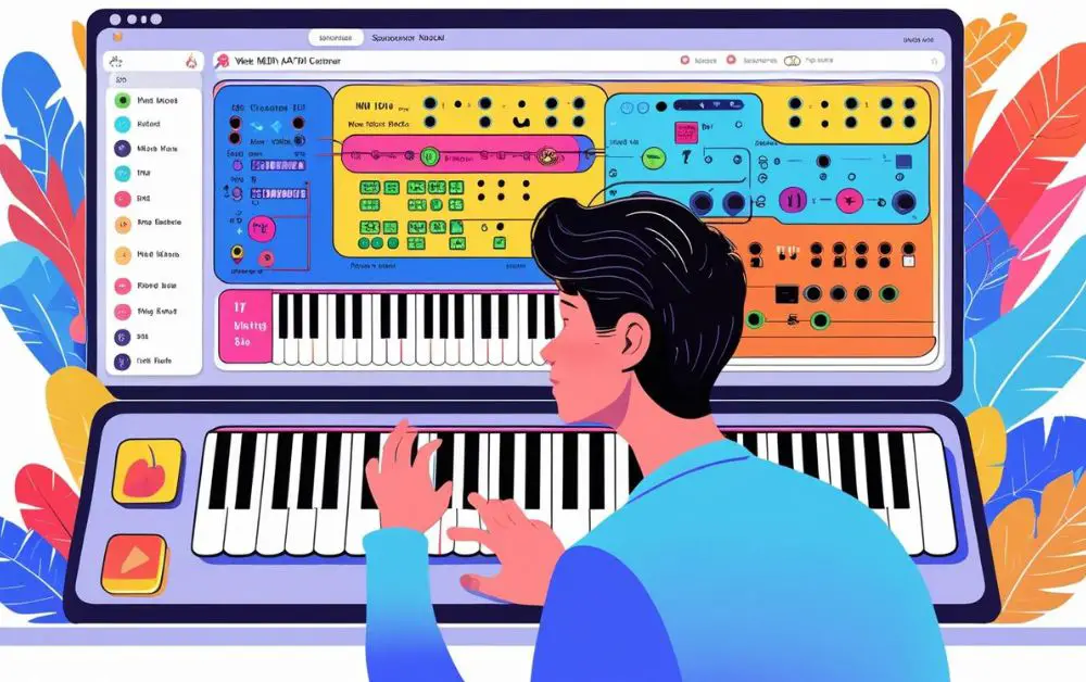 The Web MIDI API enables web applications to interact with MIDI (Musical Instrument Digital Interface) devices. It allows developers to create music-related apps, control synthesizers, or interface directly with MIDI controllers within the browser. Below is a concise guide to using the Web MIDI API, based on current standards and practices as of May 31, 2025.
