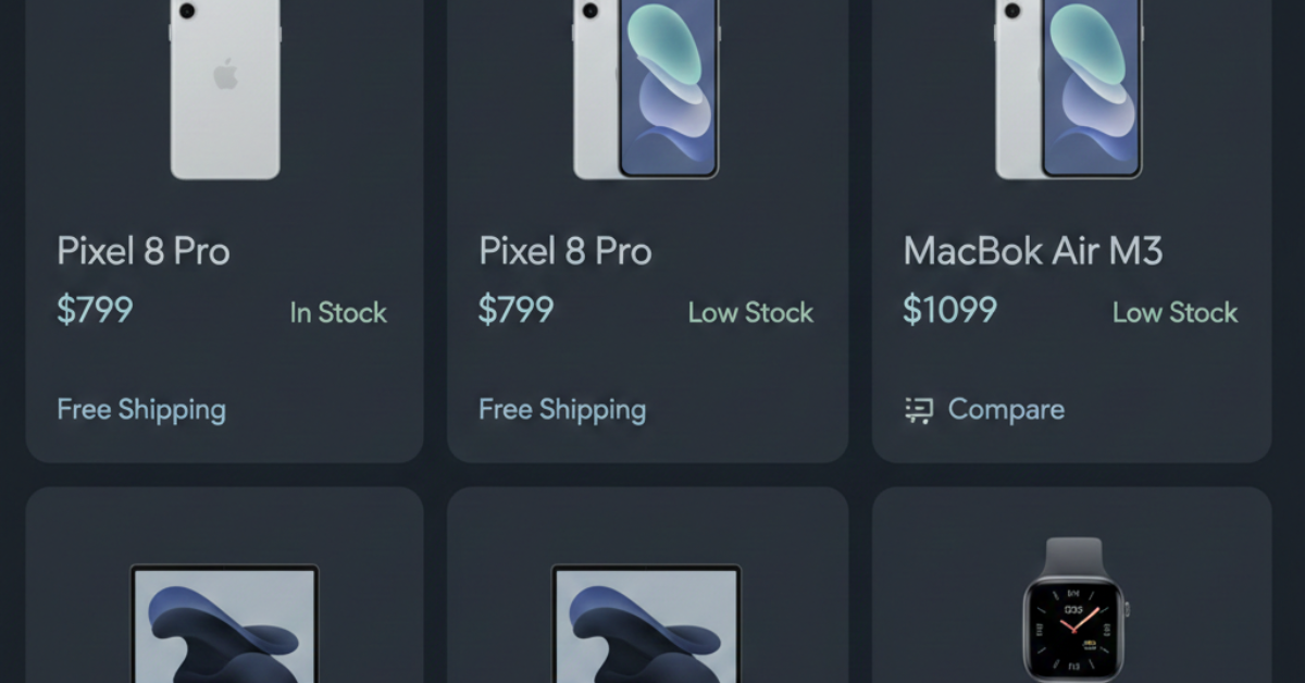 ICYMI: Google AI Mode with lighter font colors for product pricing and inventory