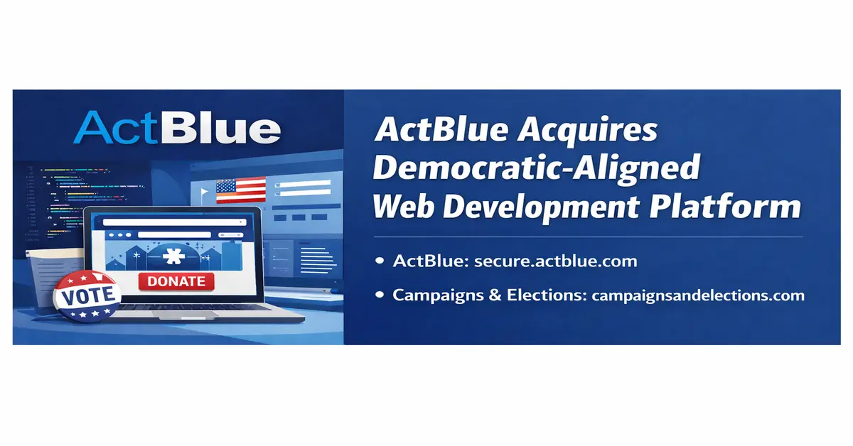 ActBlue Acquires Democratic-Aligned Web Development Platform