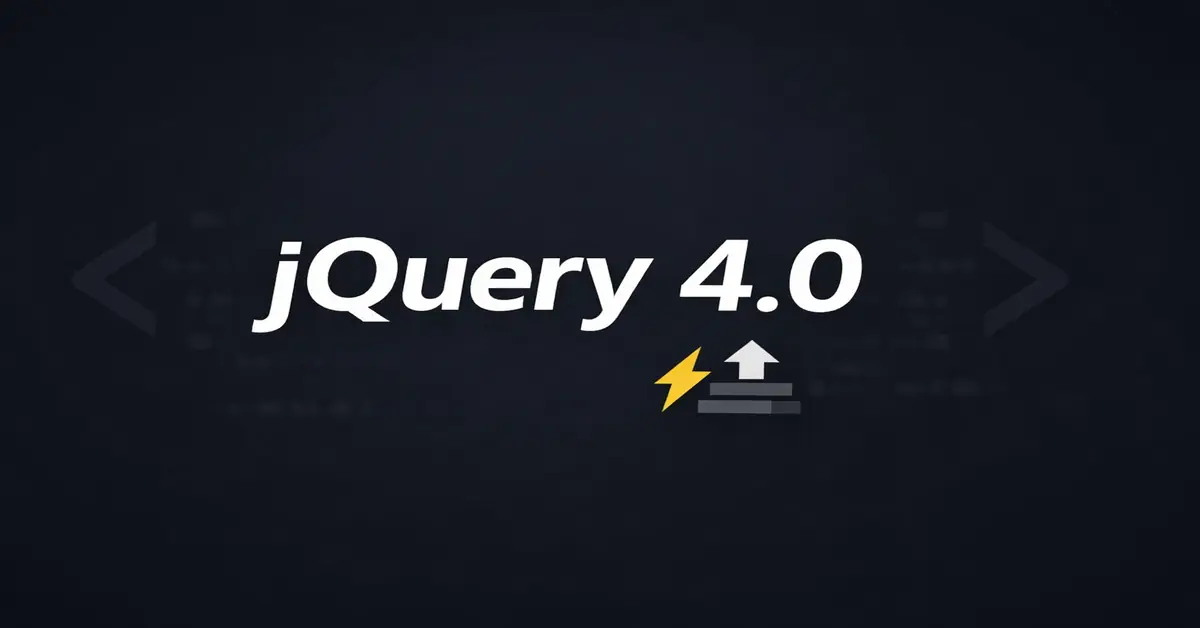 jQuery 4.0 Released