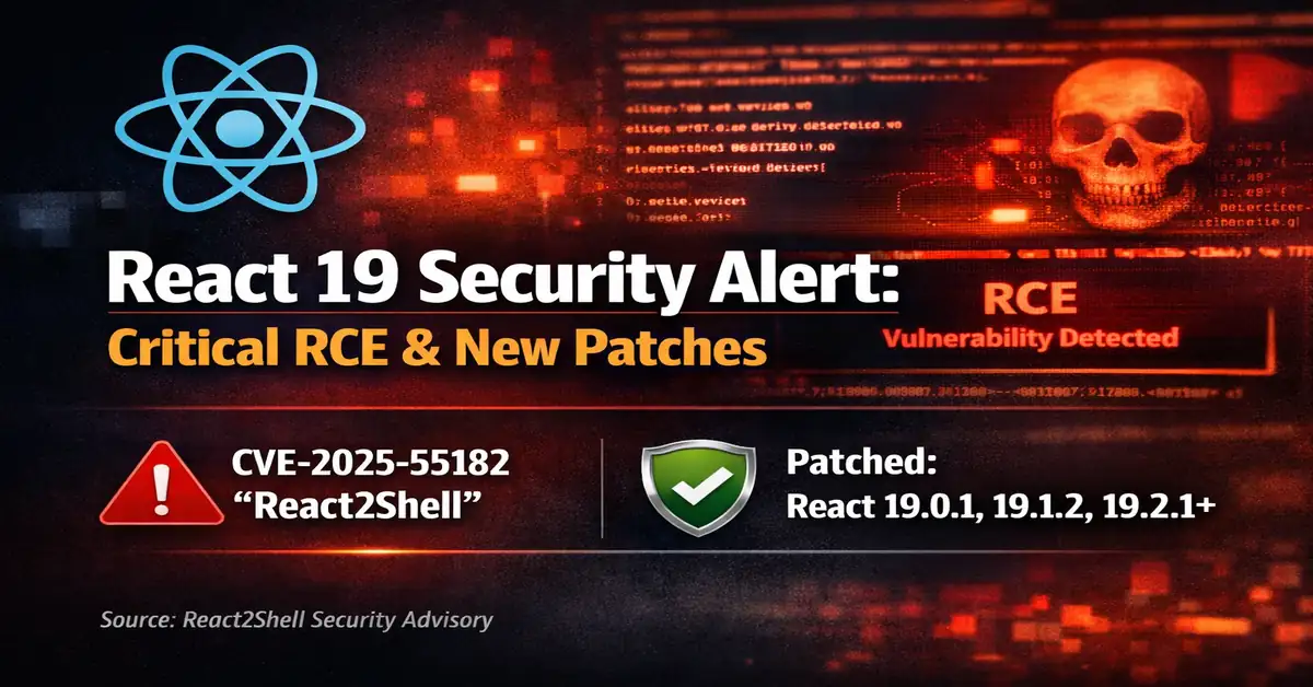 React Releases Critical Security Patch