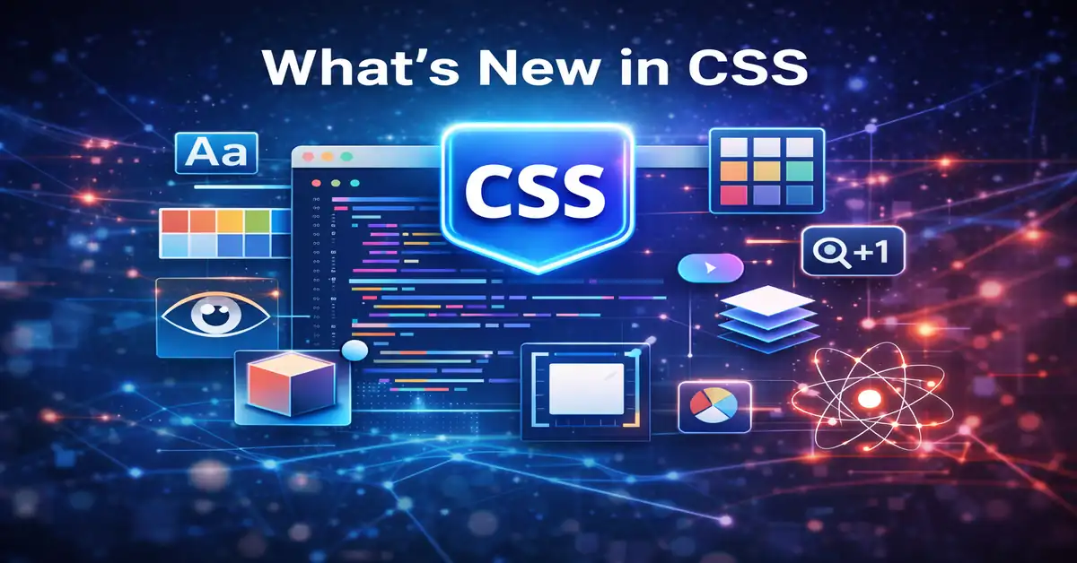 What Is New in CSS (2026 Edition)