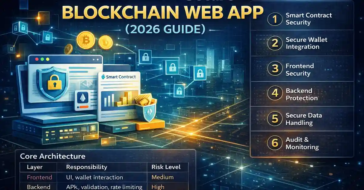How to Build a Secure Blockchain Web App (2026 Guide)